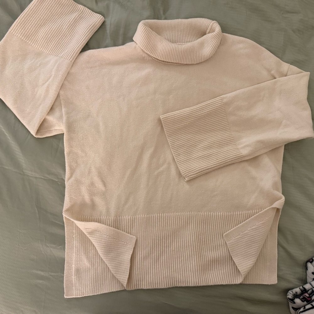 Banana Republic Soft Cream Cowl Neck Sweater